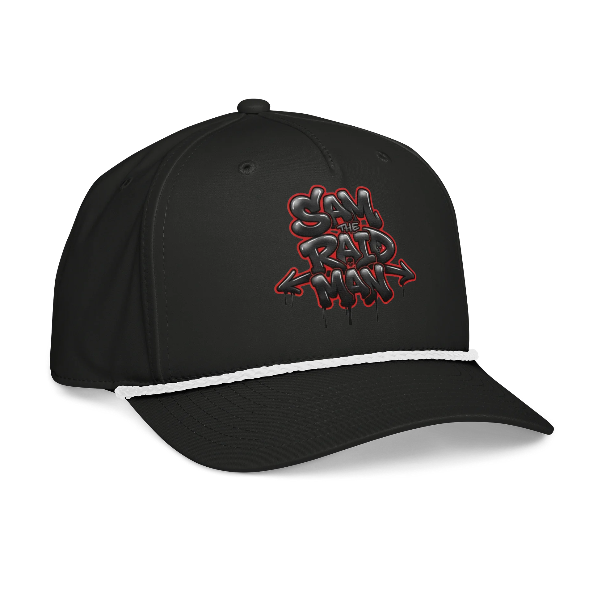 Graffiti Rope Hat (Black) product image (4)