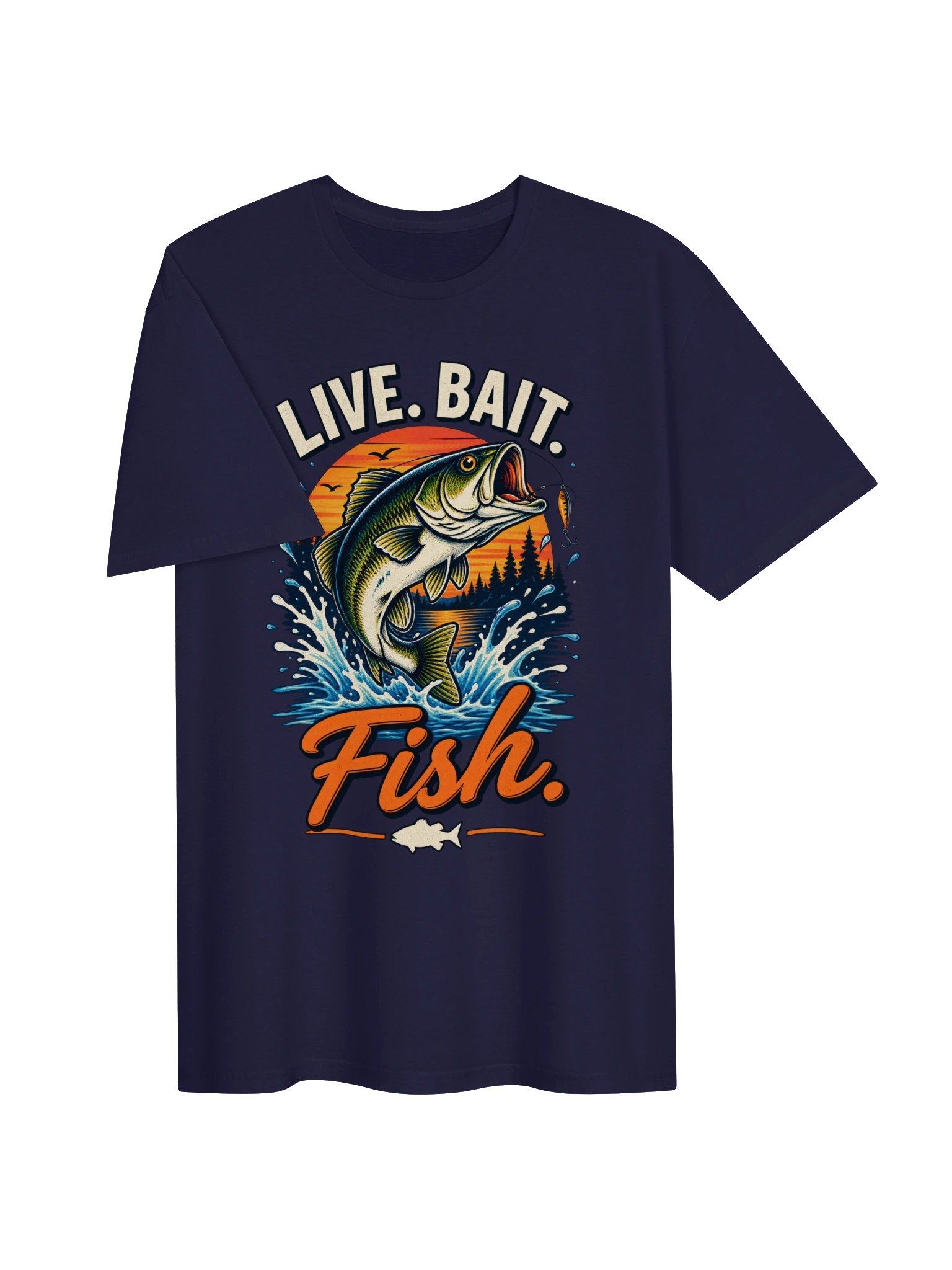 Live. Bait. Fish. T-Shirt product image (3)