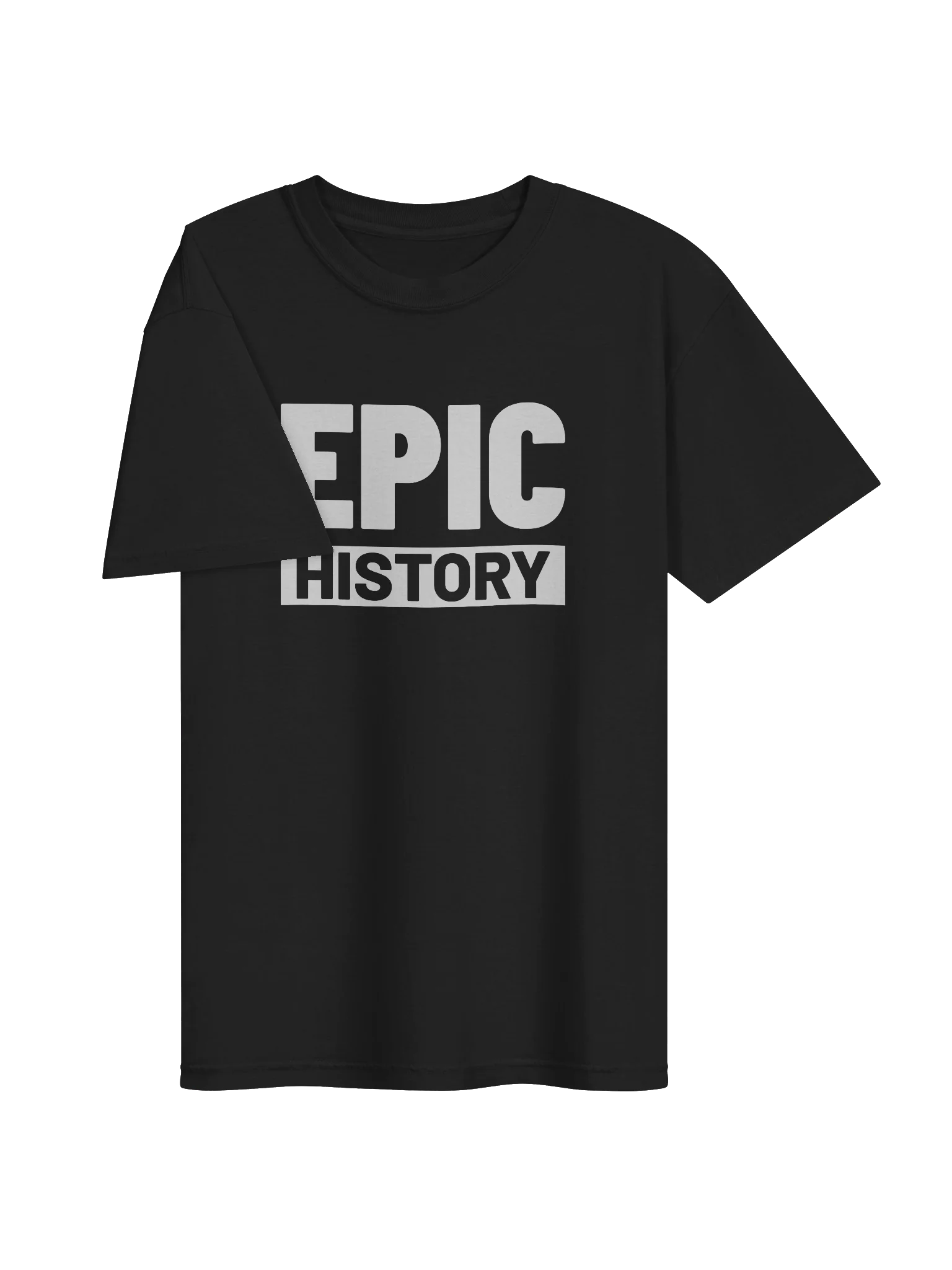 Epic History Logo - T-Shirt (White Logo) product image (3)