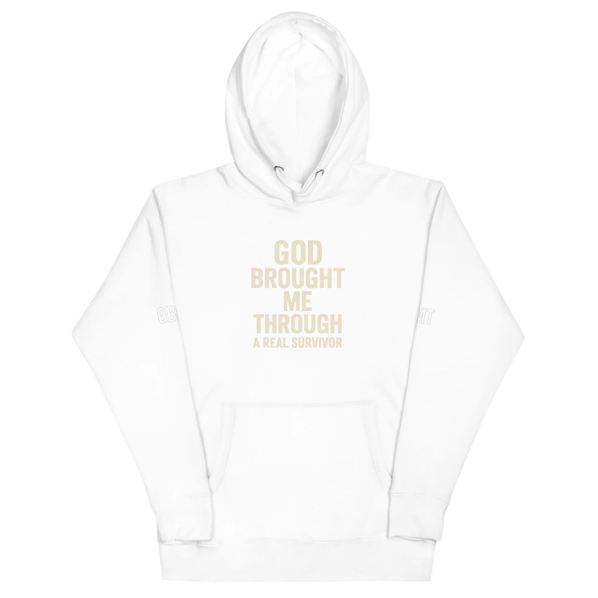 God Brought Me Through - A Real Survivor Hoodie product image (2)