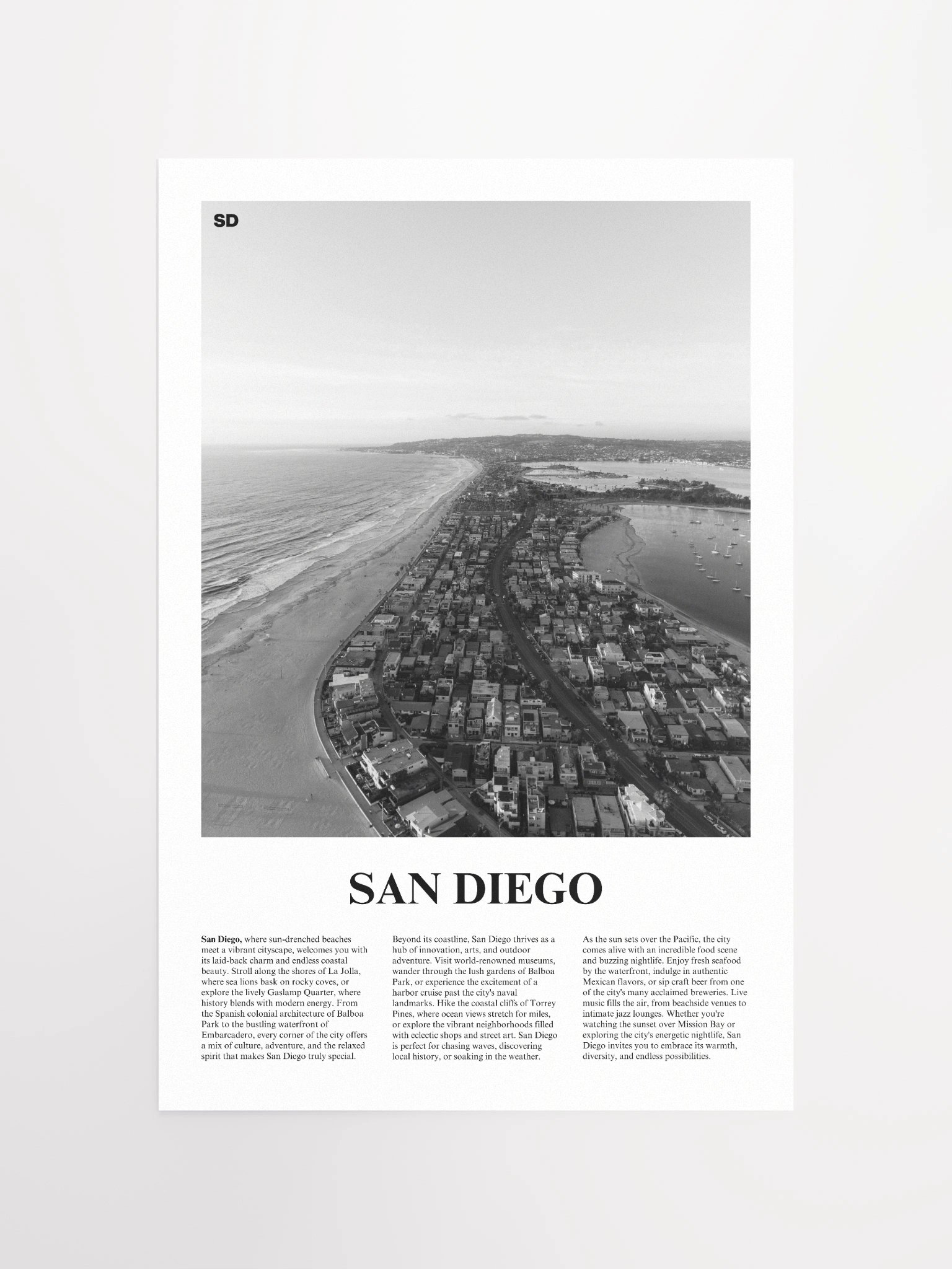 San Diego 02 Newspaper Poster product image (5)