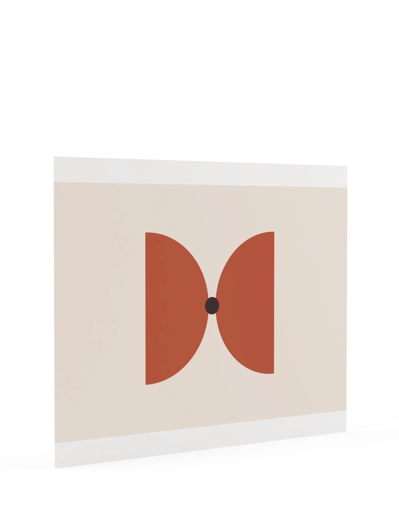 Mid Century Hourglass Print | Abstract Bathroom Wall Art product image (9)
