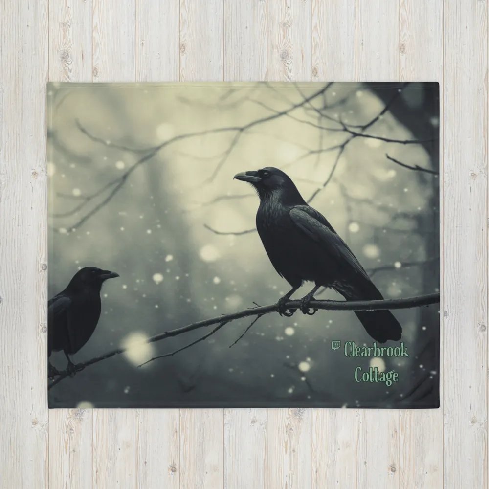 Mystic Crows Throw Blanket product image (1)