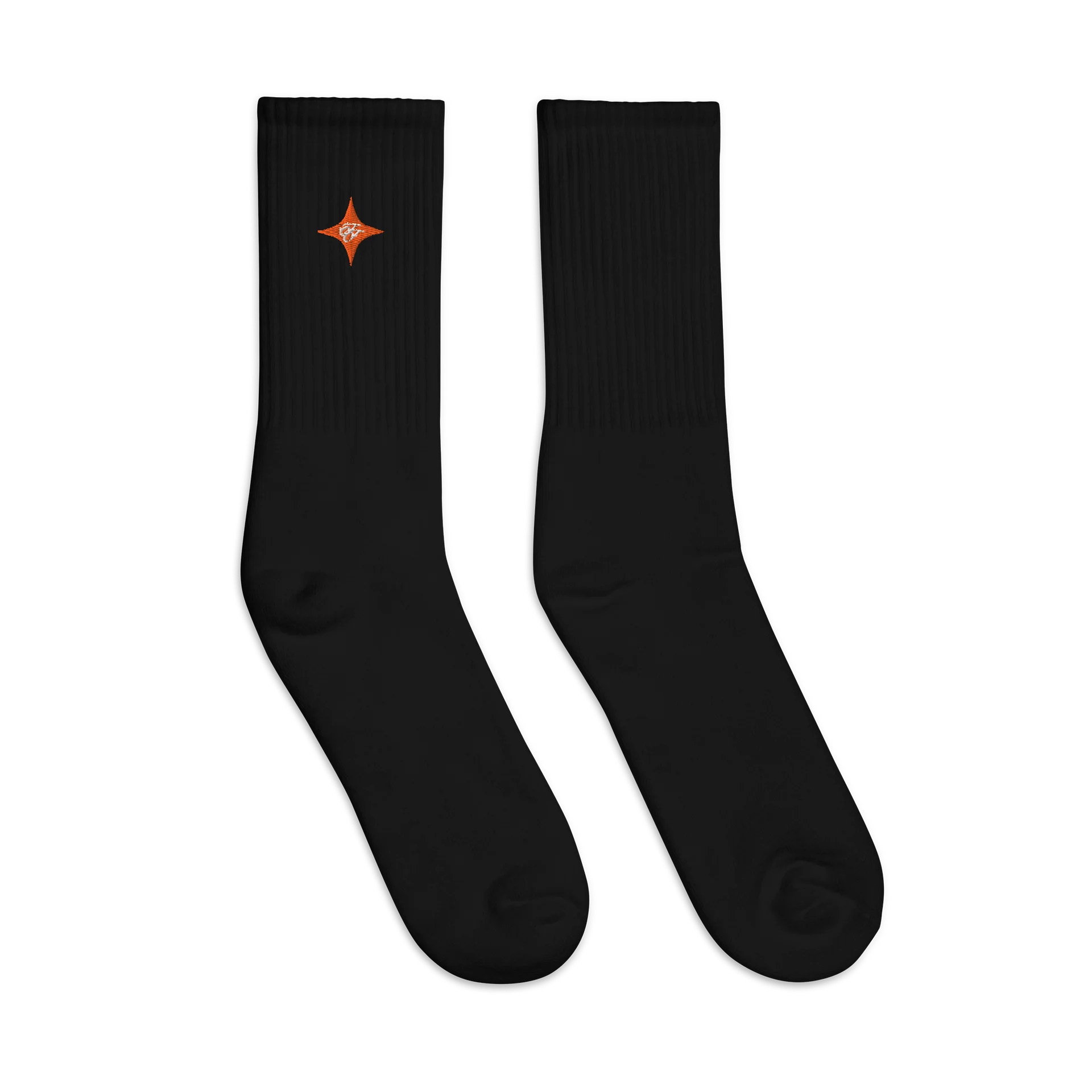 F&F Star Embroidered Crew Socks (ORG) product image (3)