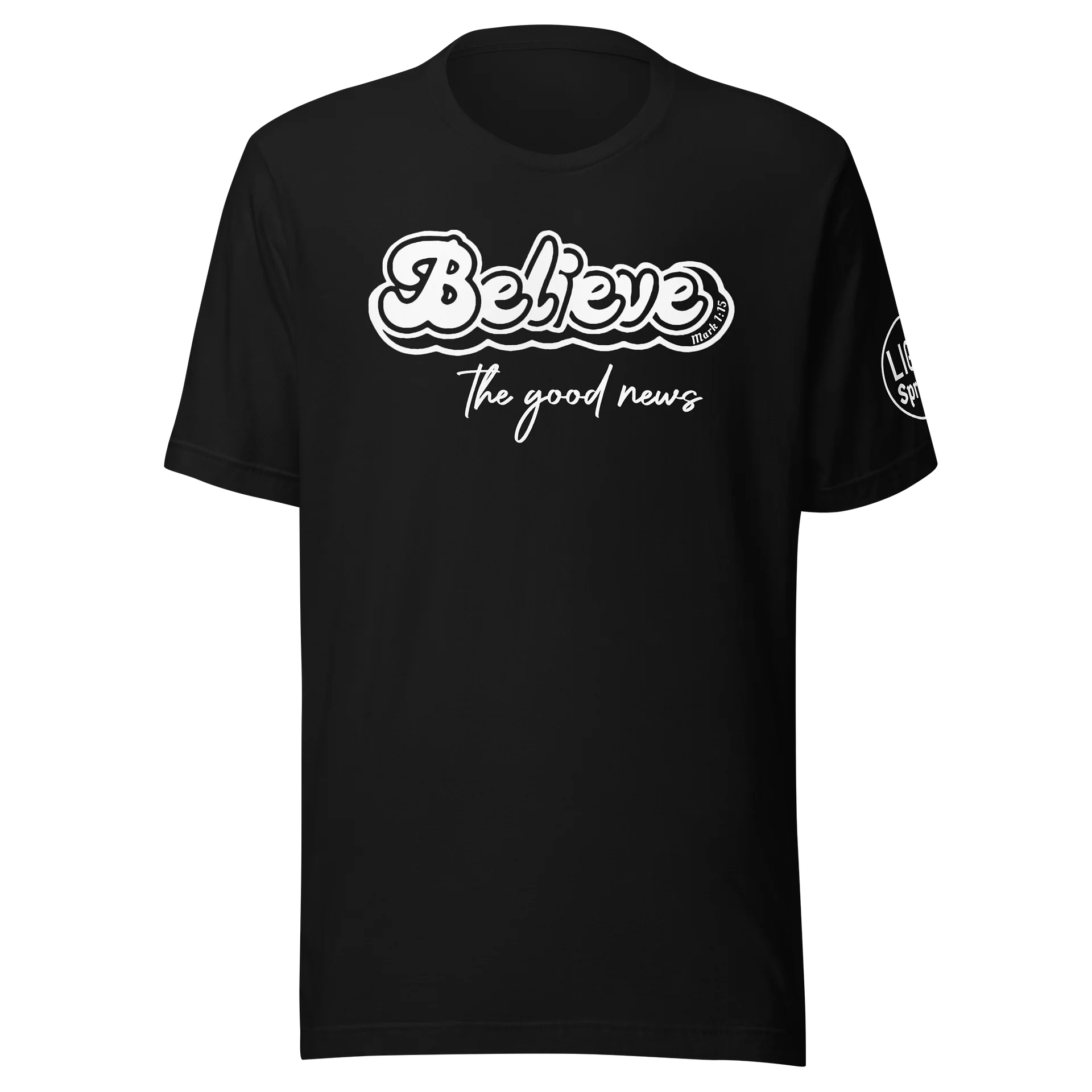 Tee Believe the good news product image (1)