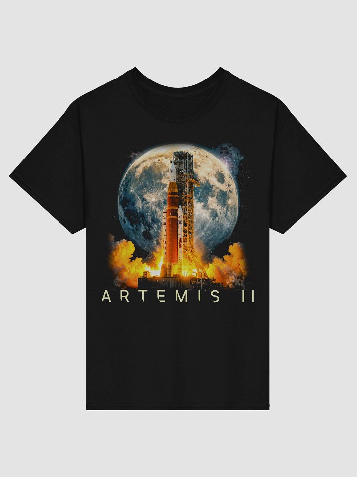 Artemis II Rocket Lunch Shirt | Moon Mission 2026 product image (1)