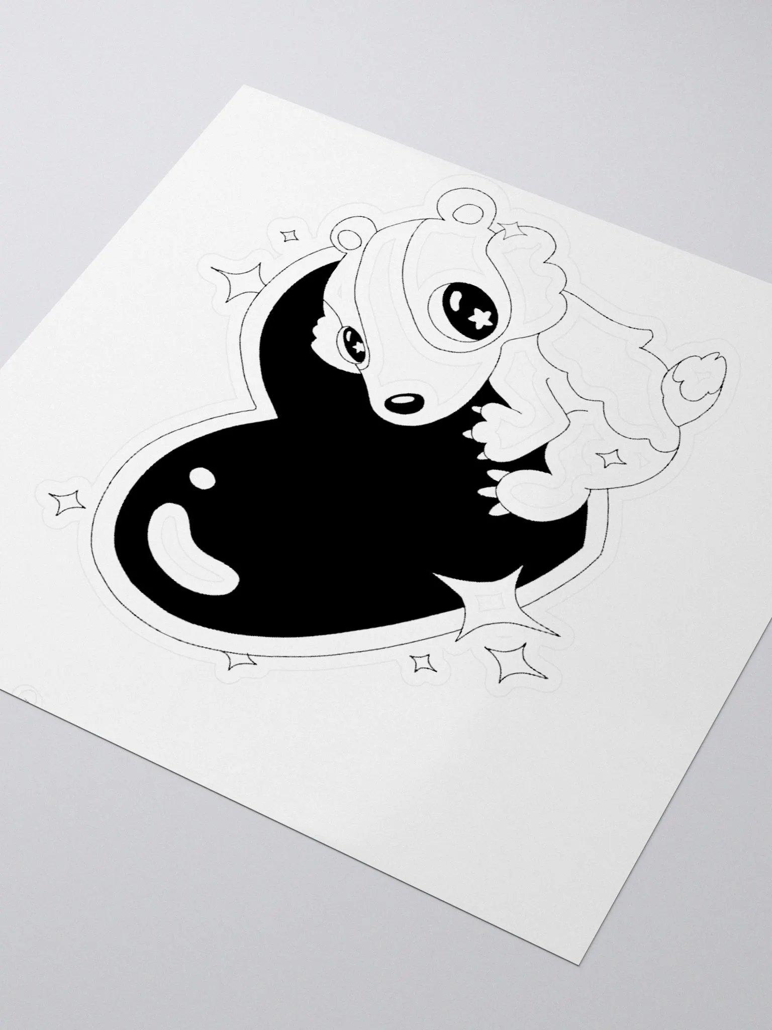 BADGERx FLOAT BLACK | STICKER product image (3)