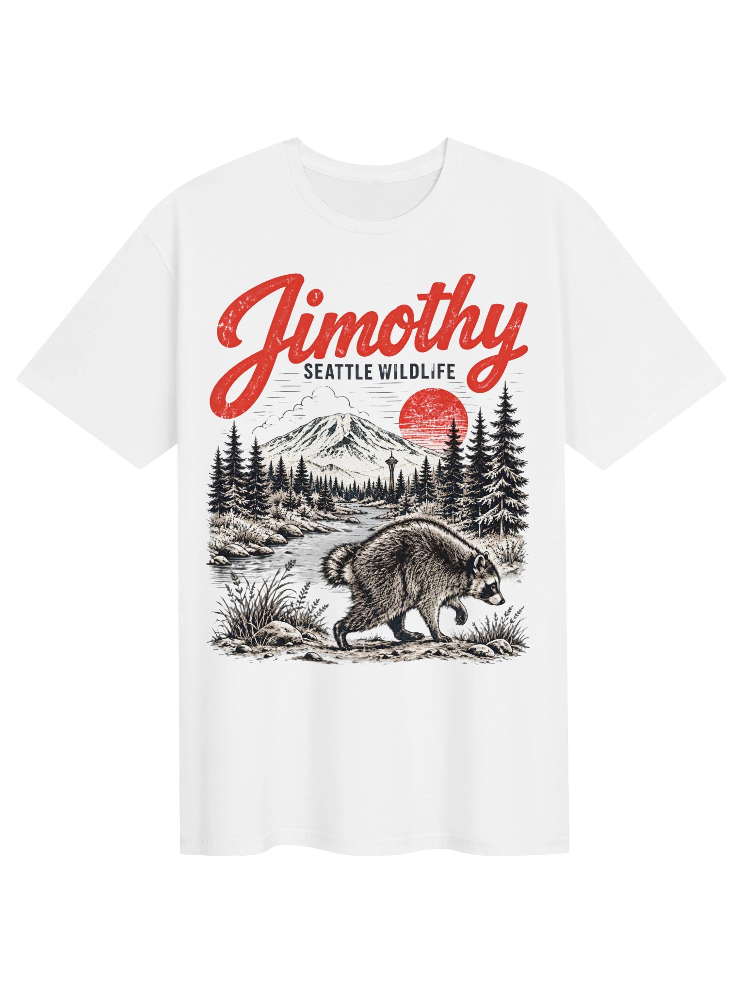 Vintage Jimothy Raccoon T-Shirt product image (1)