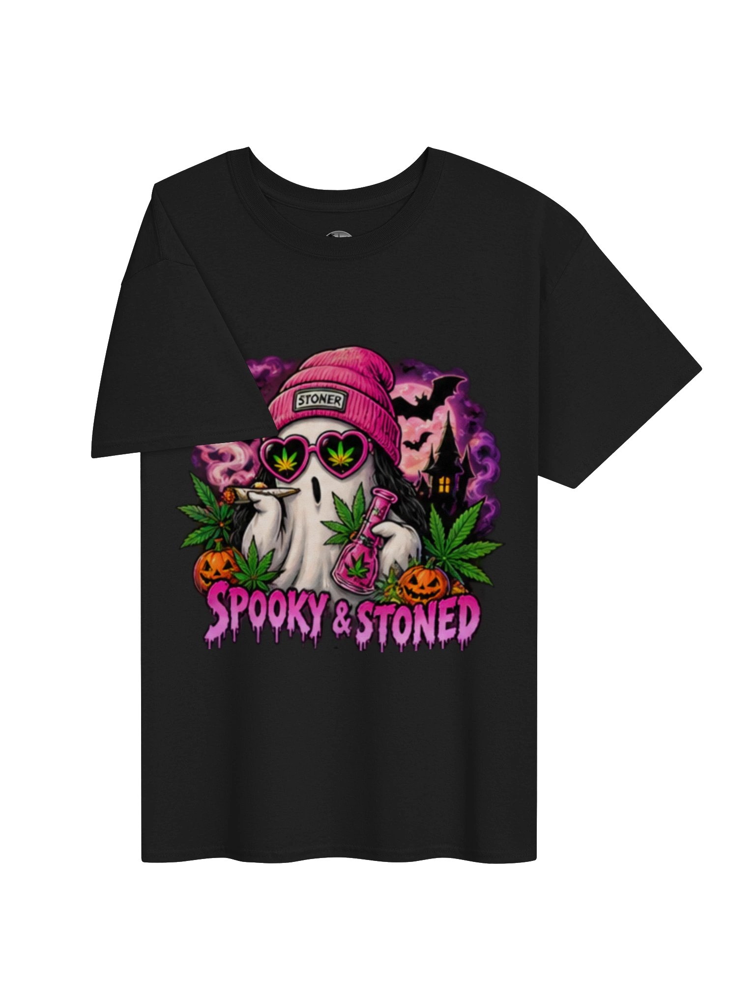 Pink Haze Halloweed Graphic Tee product image (3)