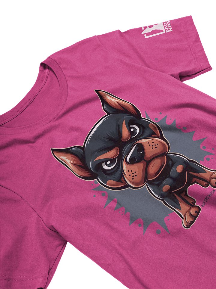 Doberman Angry Pup - Premium Unisex T-shirt product image (15)