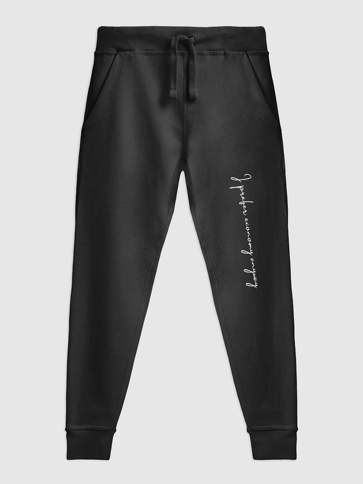 First Class Ultimate Sleep Pants - 'I Prefer Economy Anyway' Design product image (1)