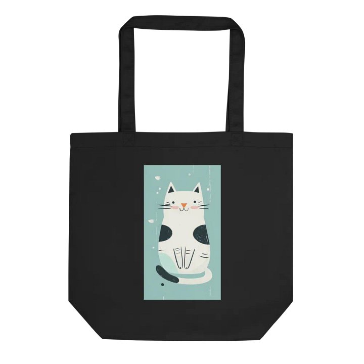Purr-fectly Stylish Cat Design - Econscious Eco-Friendly Tote Bag product image (1)