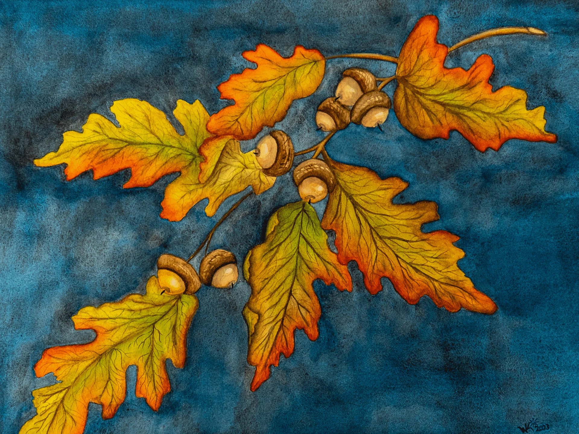 Mom's Oak Leaves - Framed Poster product image (5)