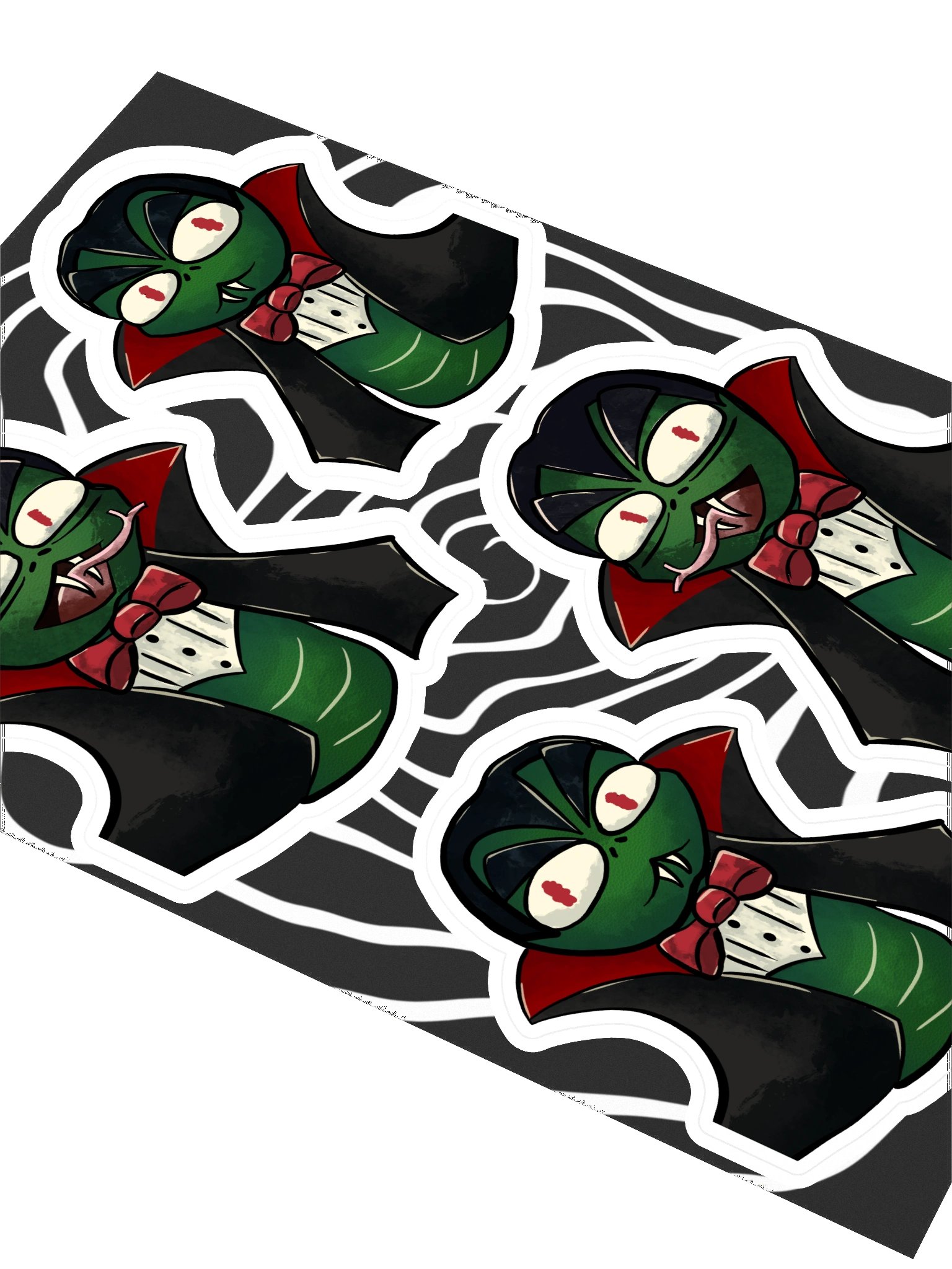 PUPPET STICKER | drake the dracula snake product image (2)