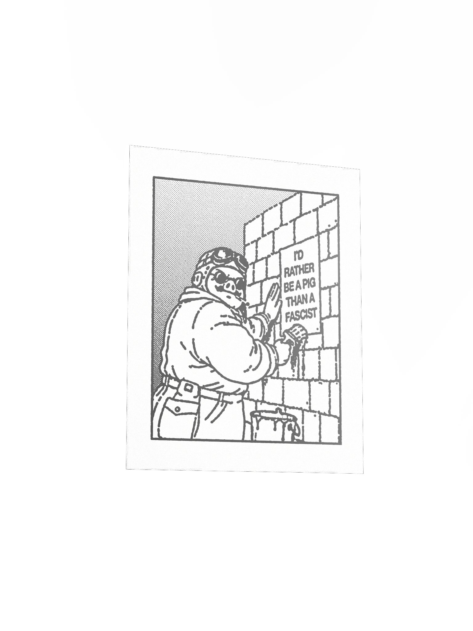 BE A PIG ! Art Print. number 6 product image (3)