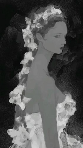 just felt like uploading a tiny reel of this sketch 💜 a lot of thinking goes on on my canvas…. obviously 😭 #illustration #dig...