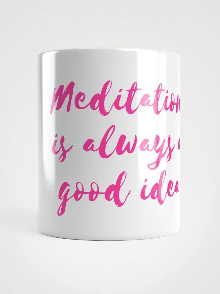 Meditation Magic White Glossy Mug product image (1)