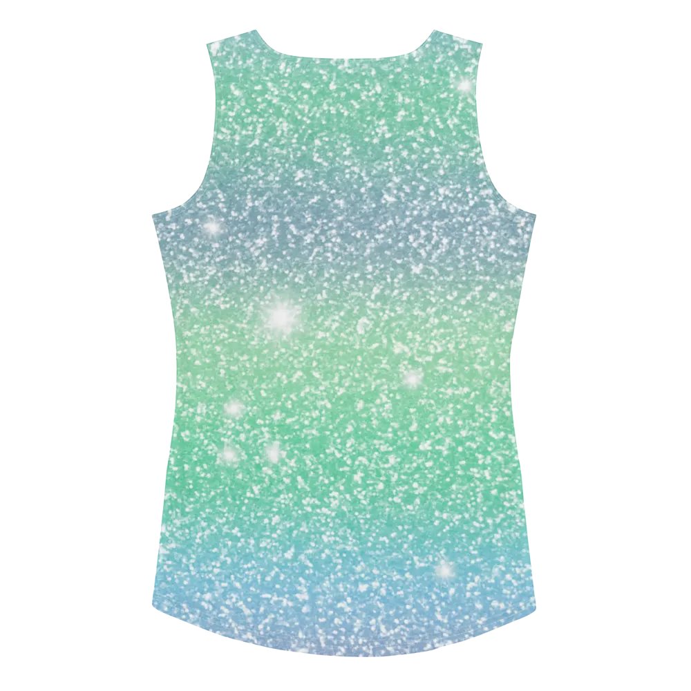 Glitter Unicorn Texture Design Tank Top (8) product image (2)