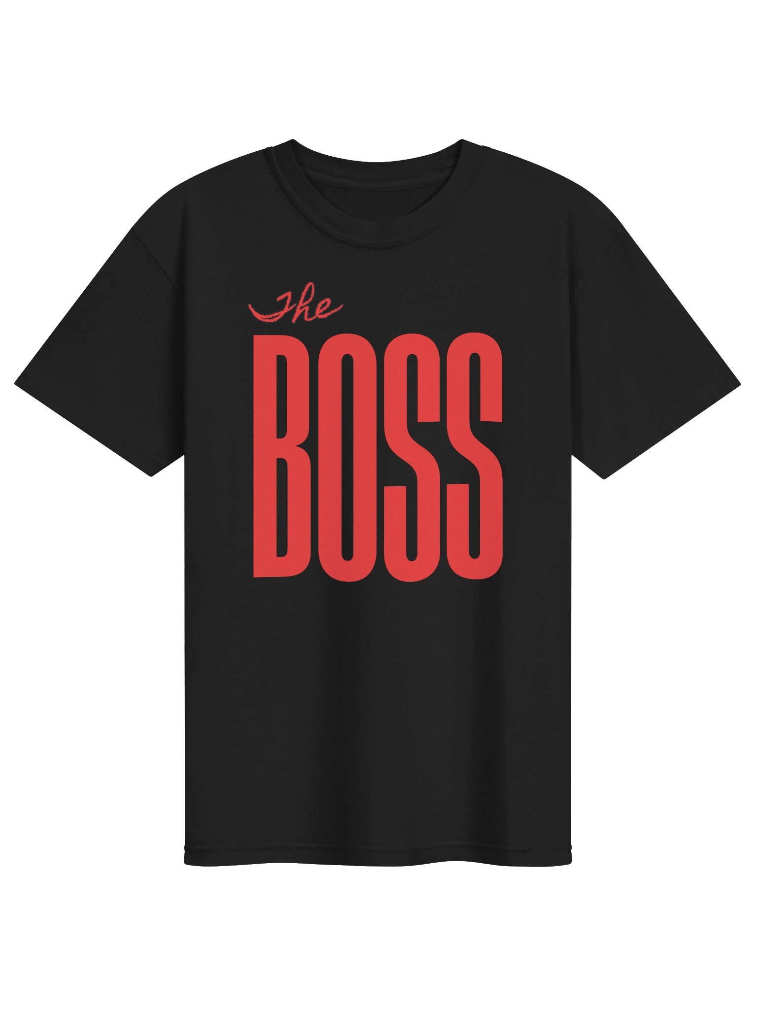 The Boss - Red Script Tee product image (1)
