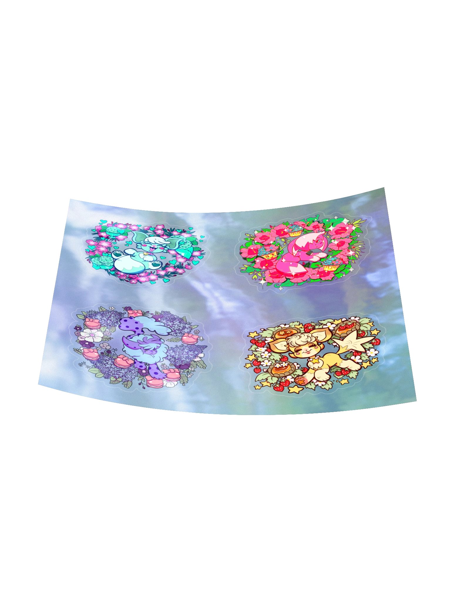 Holographic Fox Stickers product image (6)