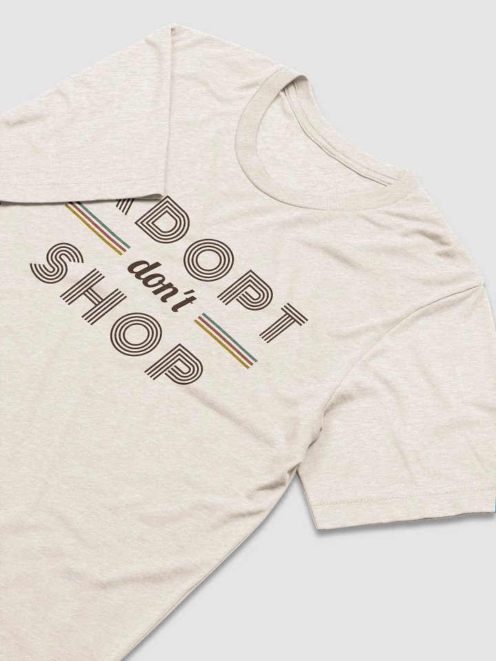 Adopt Don't Shop // Unisex Triblend product image (2)