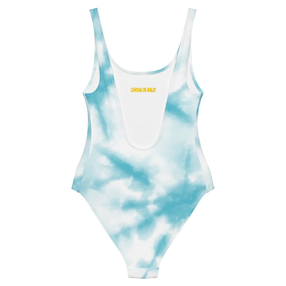 One-Piece Blue Tie Dye Swimsuit product image (7)