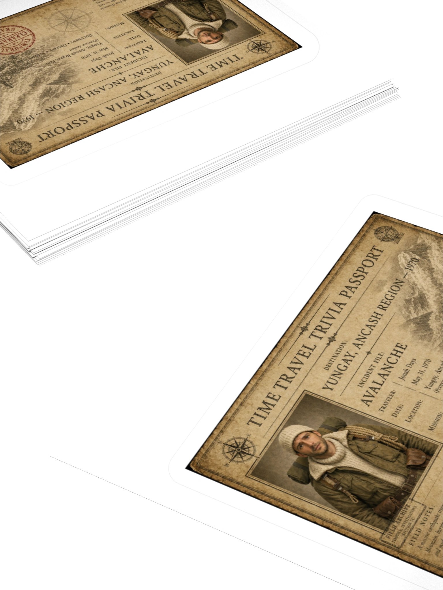 Yungay Avalanche — 1970 Incident Passport Sticker product image (4)