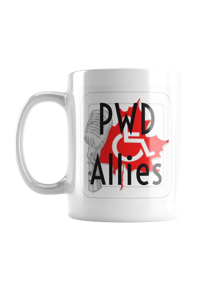 branded PWD Allies coffee mug product image (1)