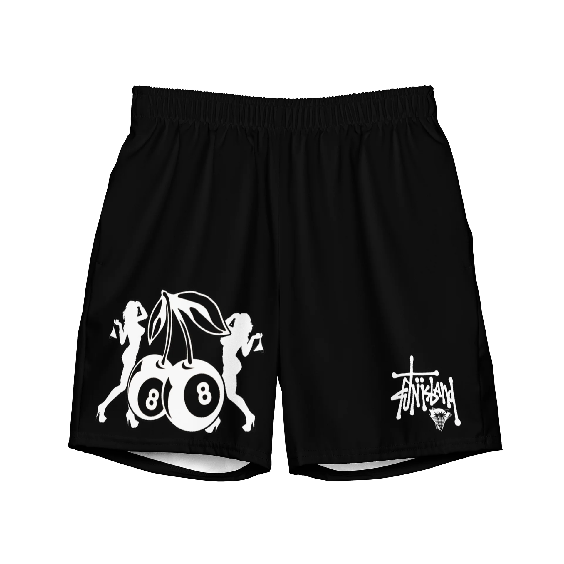 STUSSY 8-BALL SURFBOARD SHORTS SWIM TRUNKS product image (1)