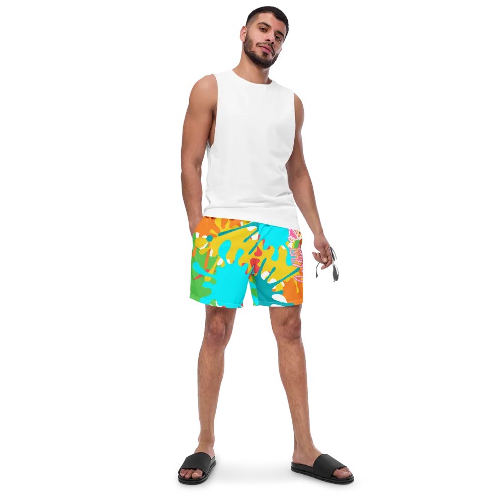 JustCabrian Splat! Print Swim Trunks product image (11)