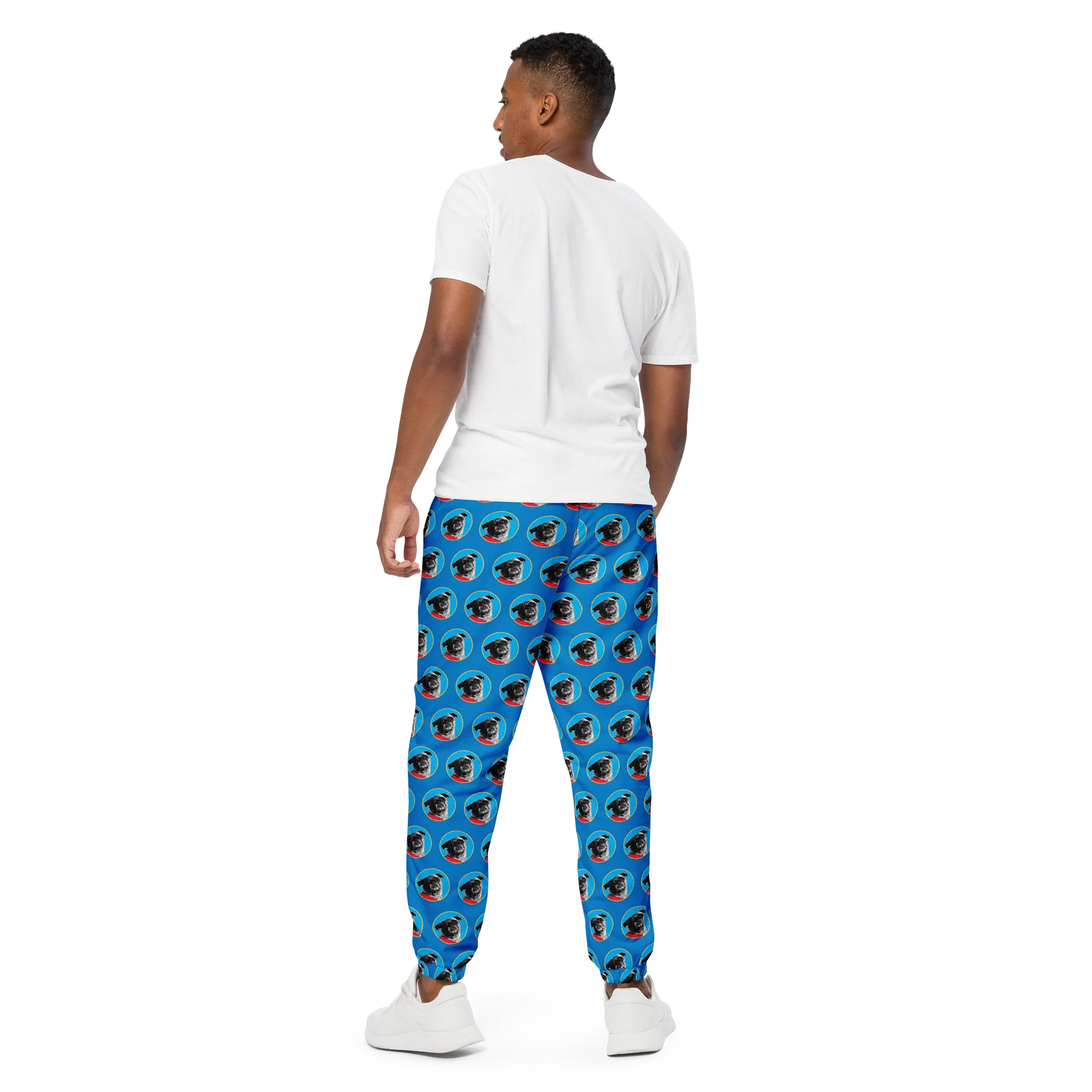 FranSci the Pug Mafia Pattern Track Pants product image (3)