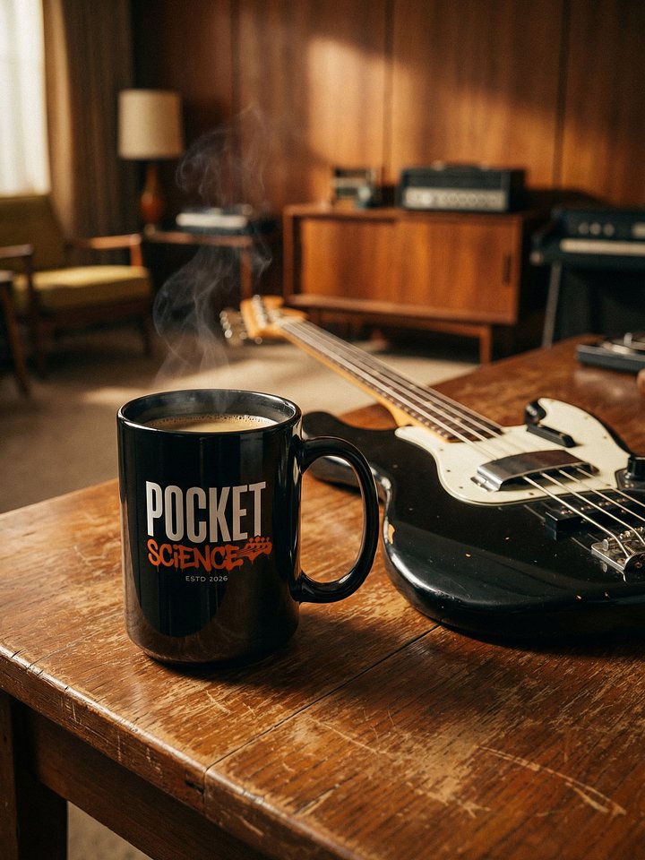 Pocket Science Bass Mug – Coffee Mug for Bass Players, Music Educators & Groove Nerds product image (2)