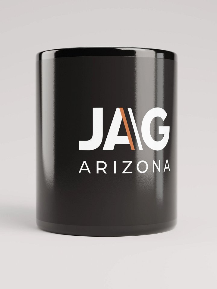 JAG Arizona Logo Glossy Black Mug product image (4)