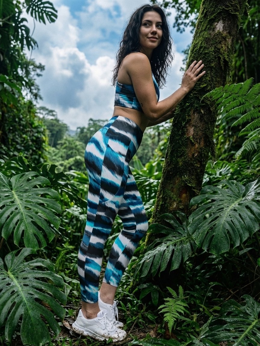 Animal Blue-Leggings with pockets product image (4)