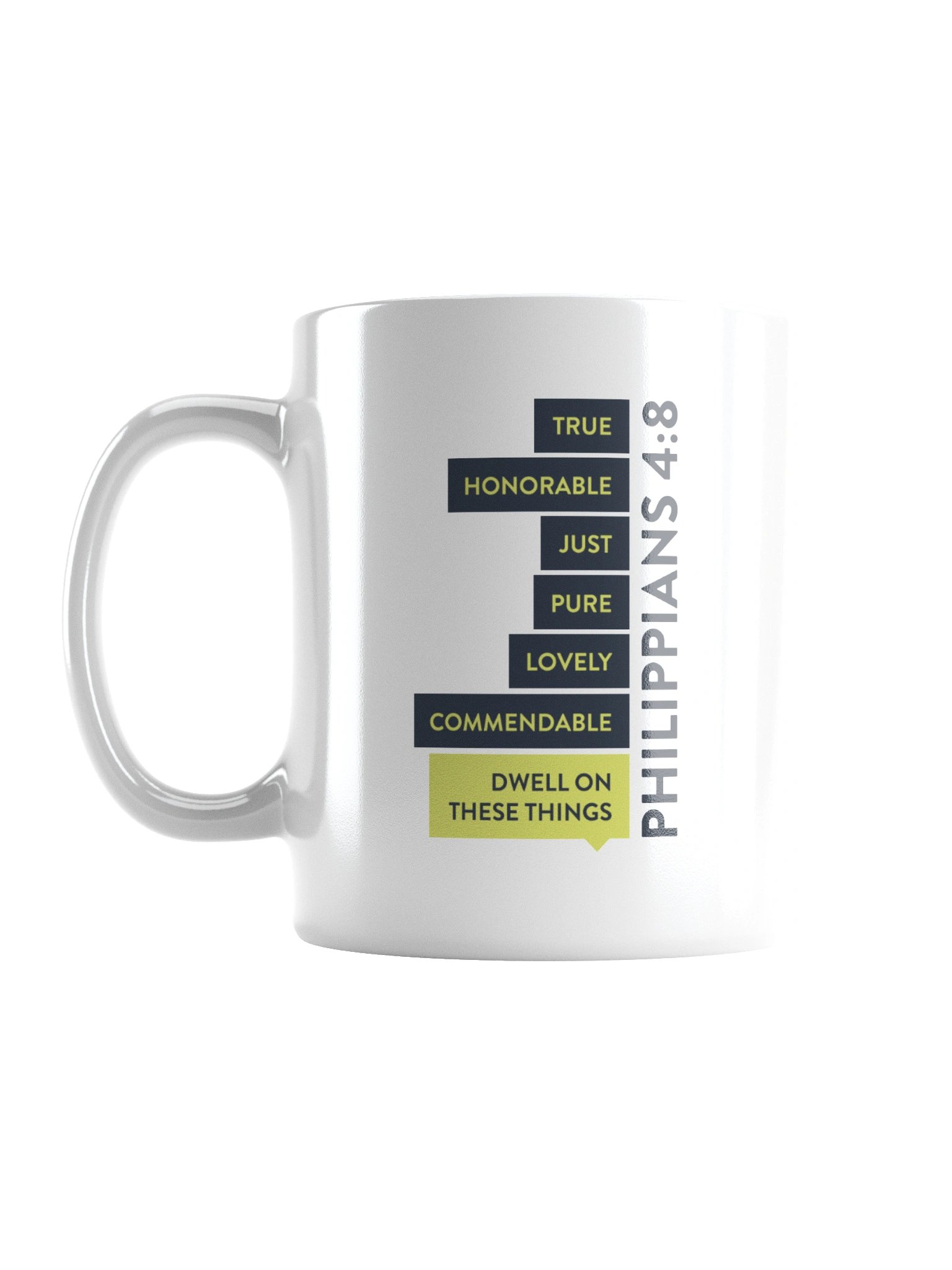 Phil 4:8 (Navy) - Coffee Mug product image (1)