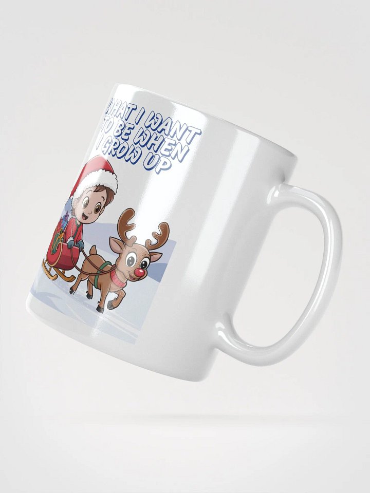 What I Want To Be When I Grow Up - Young Santa White Mug product image (6)