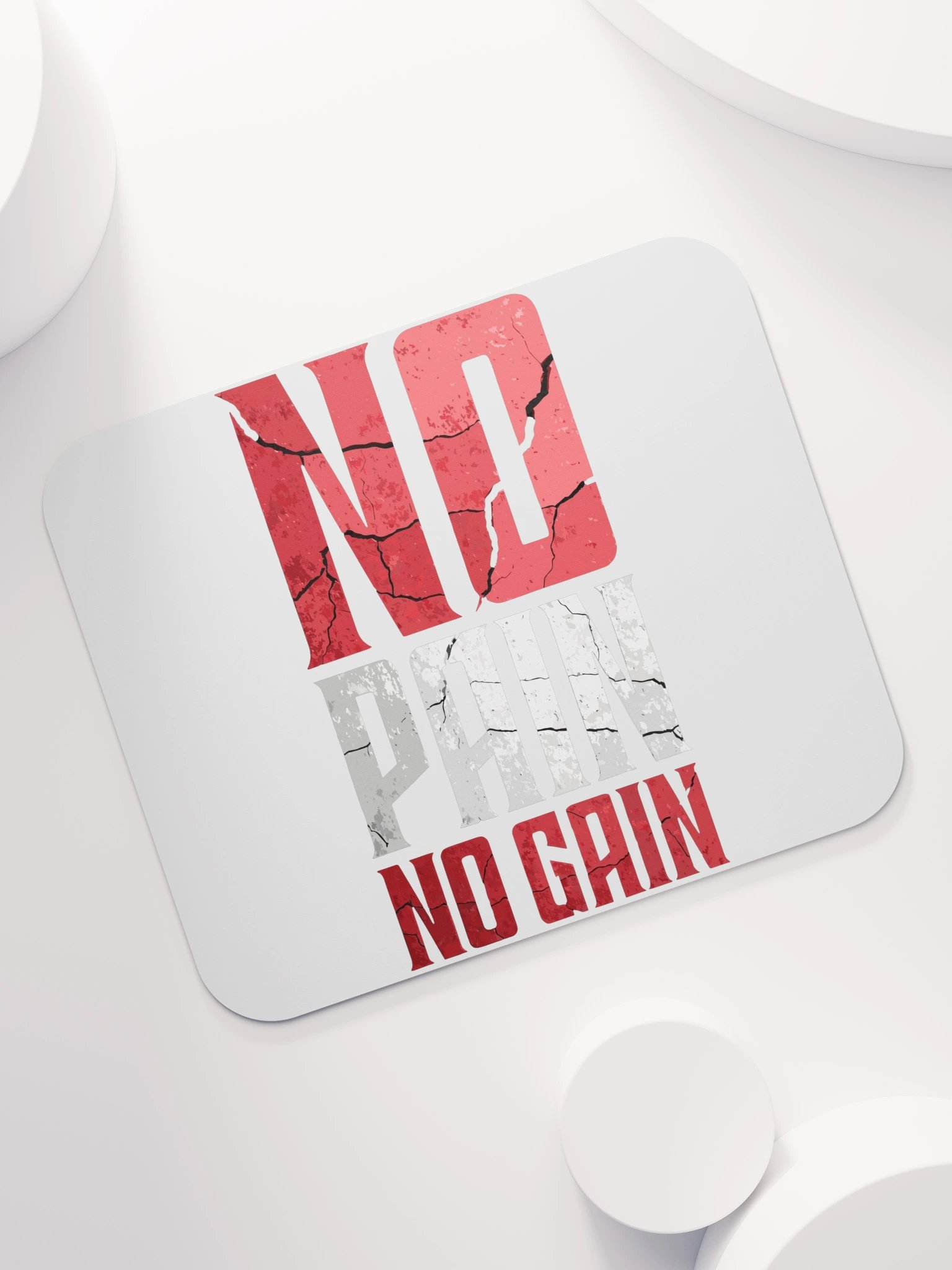No Pain No Gain Mouse Pad – Motivational Gym Desk Accessory product image (7)