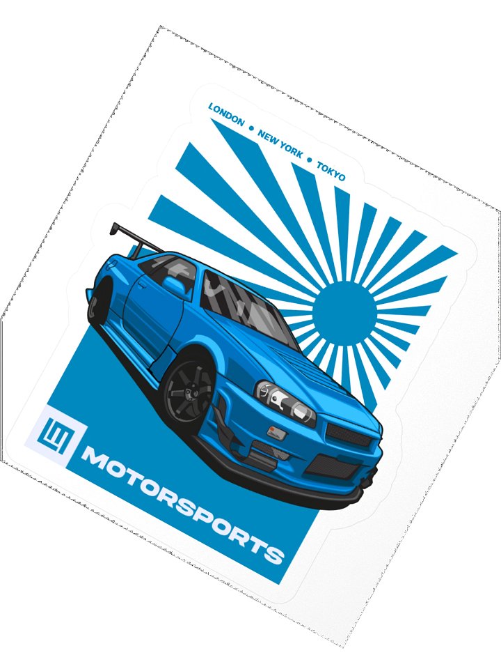 LEM MOTORSPORT BLUE - STICKER product image (5)