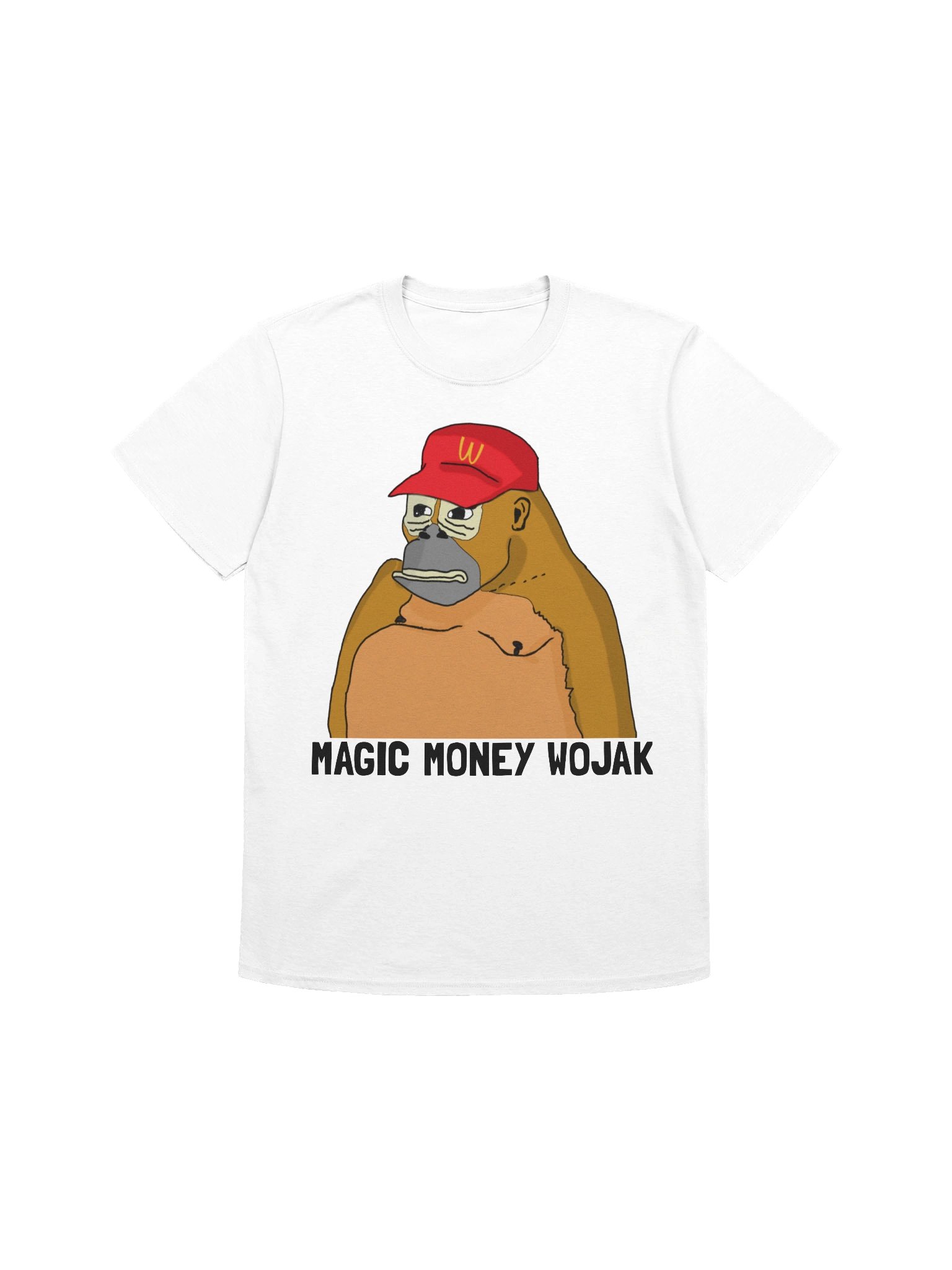 Wojak Tee - Wagedonald Ape 🦧🍔 product image (1)