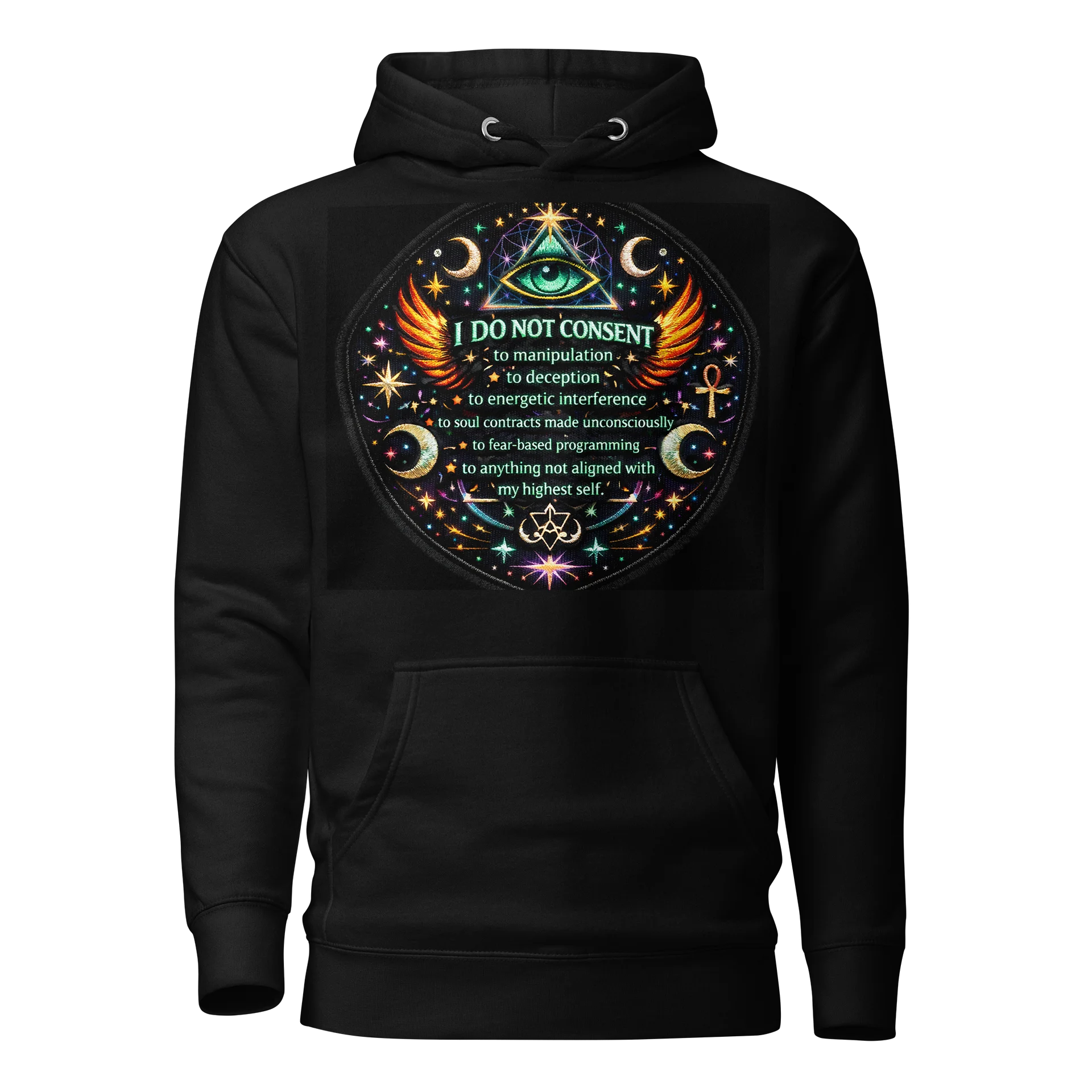 I Do Not Consent -Patch Hoodie product image (1)