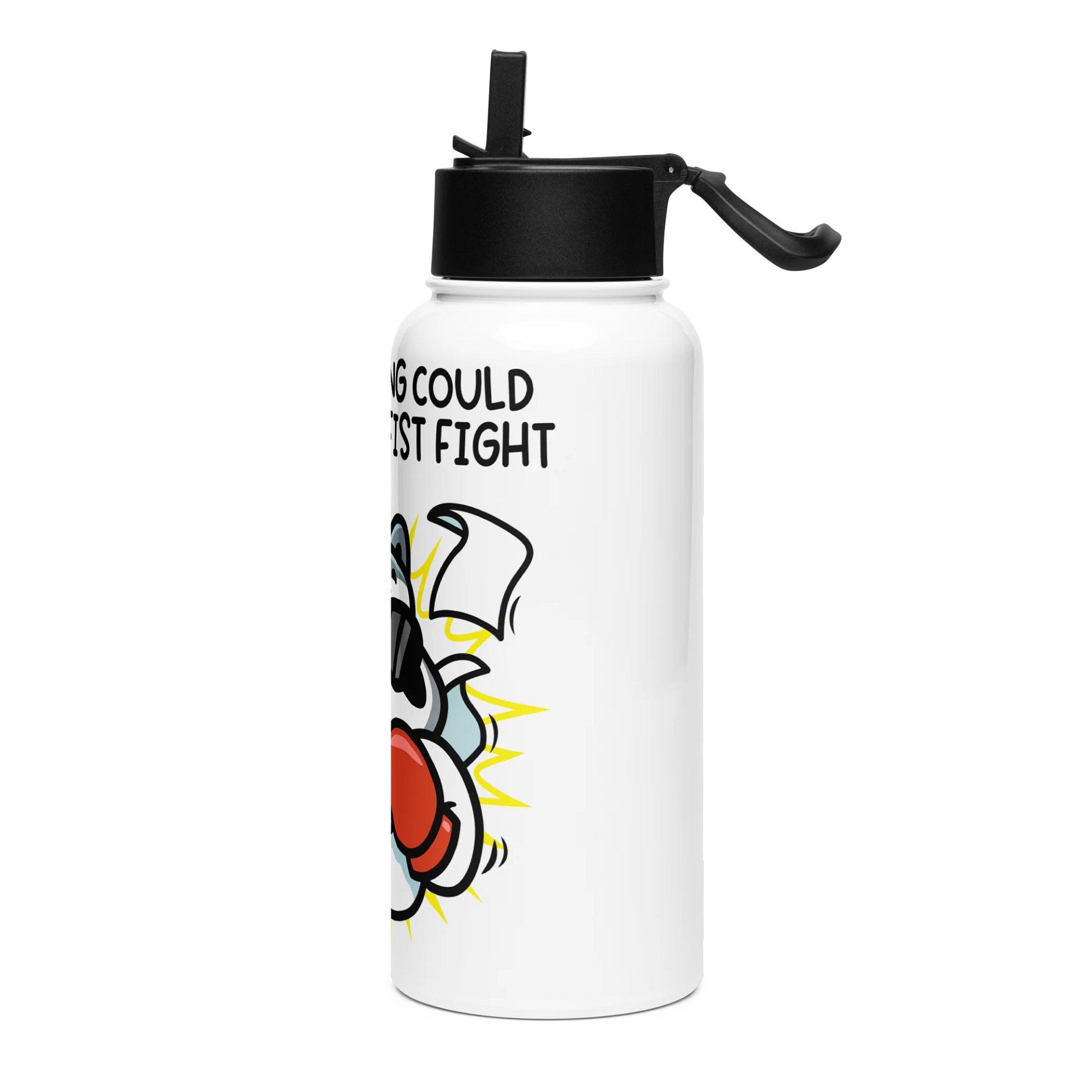 Fist Fight Steel Water Bottle product image (3)