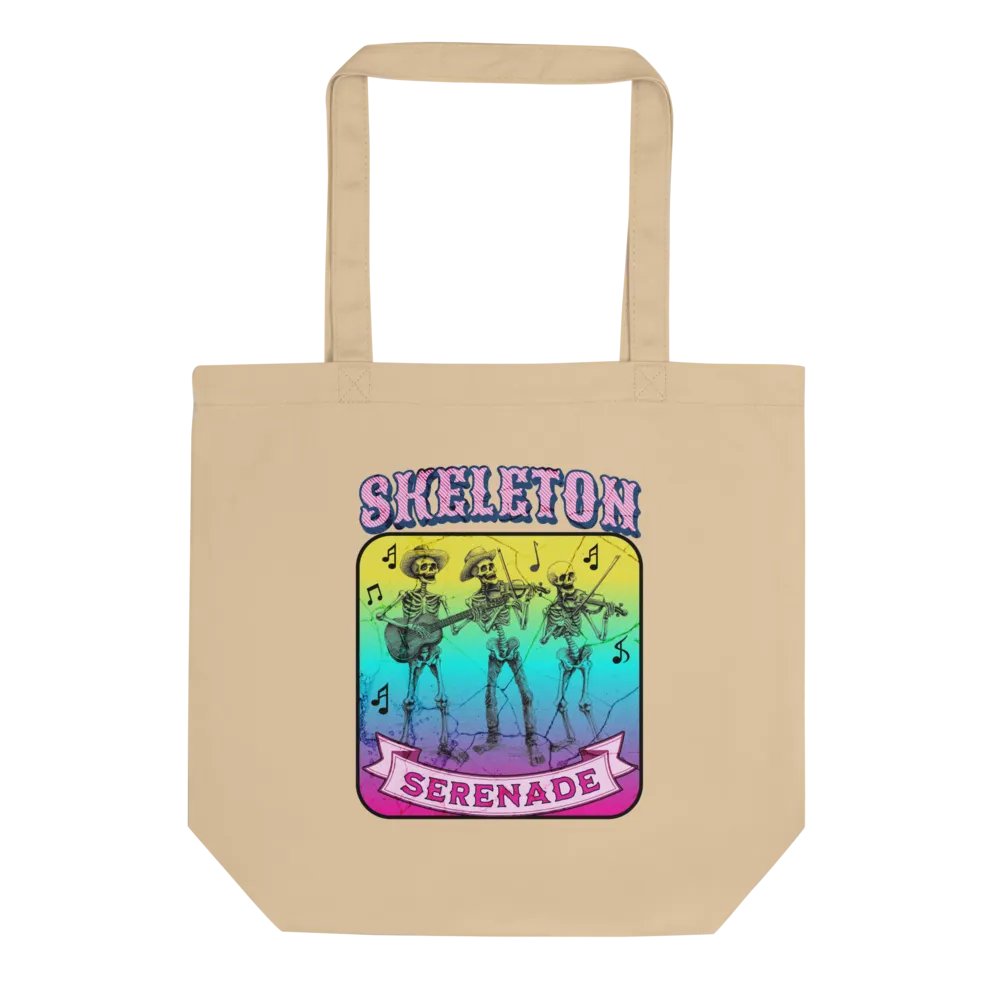 Skeleton Serenade Tote Bag product image (1)
