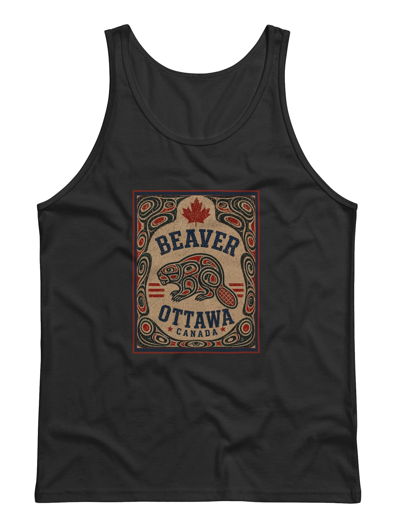 "HAIDA BEAVER OTTAWA" Muscle Tank Top product image (1)