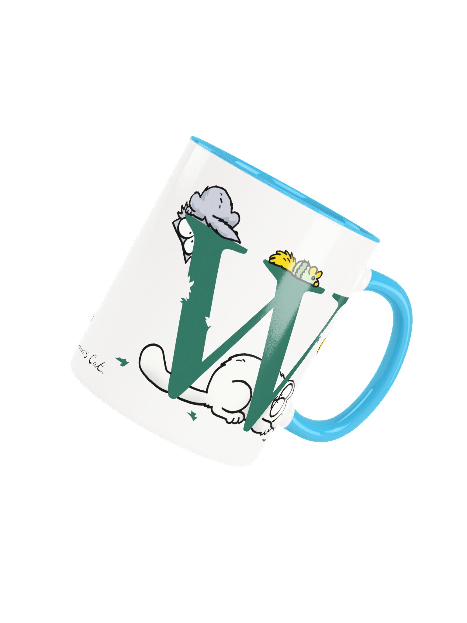 Cat Monogram Mug - W product image (4)