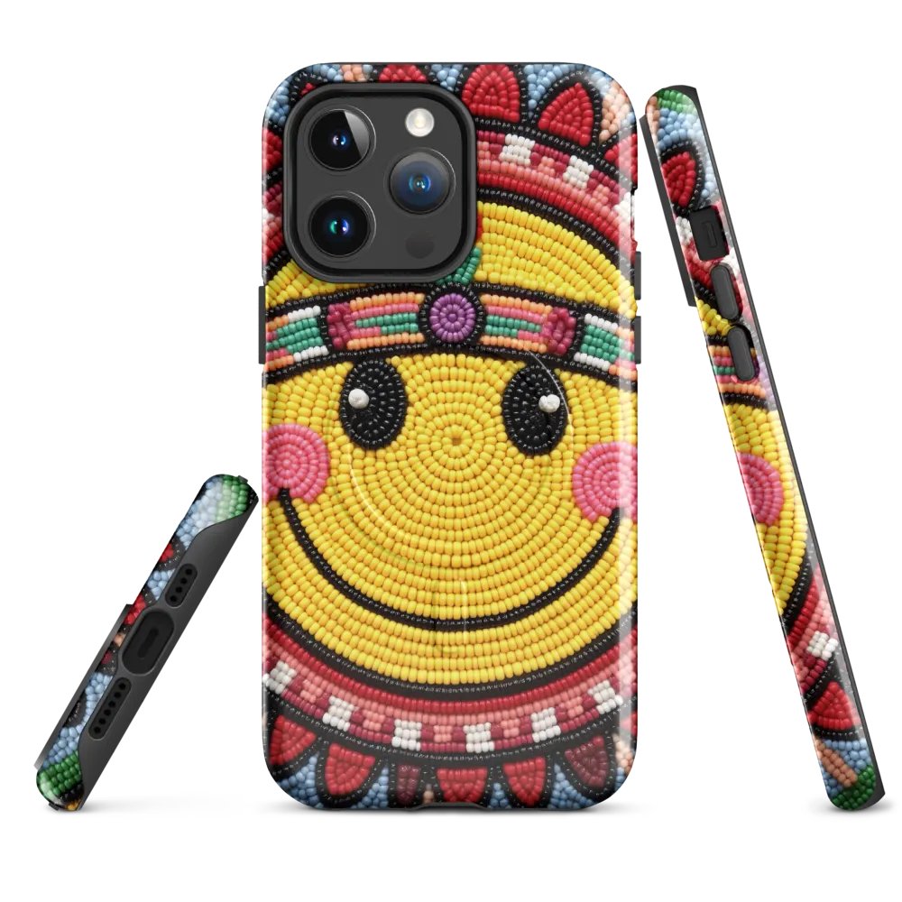 Smiley Face Faux-Bead Art iPhone® Tough Case product image (4)