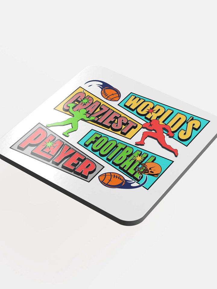 Worlds Craziest Football Player Coaster Set product image (1)