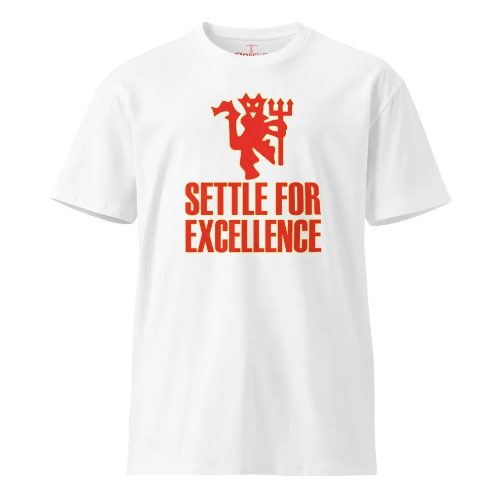 Manchester United - Settle For Excellence - Unisex Premium T-Shirt product image (9)