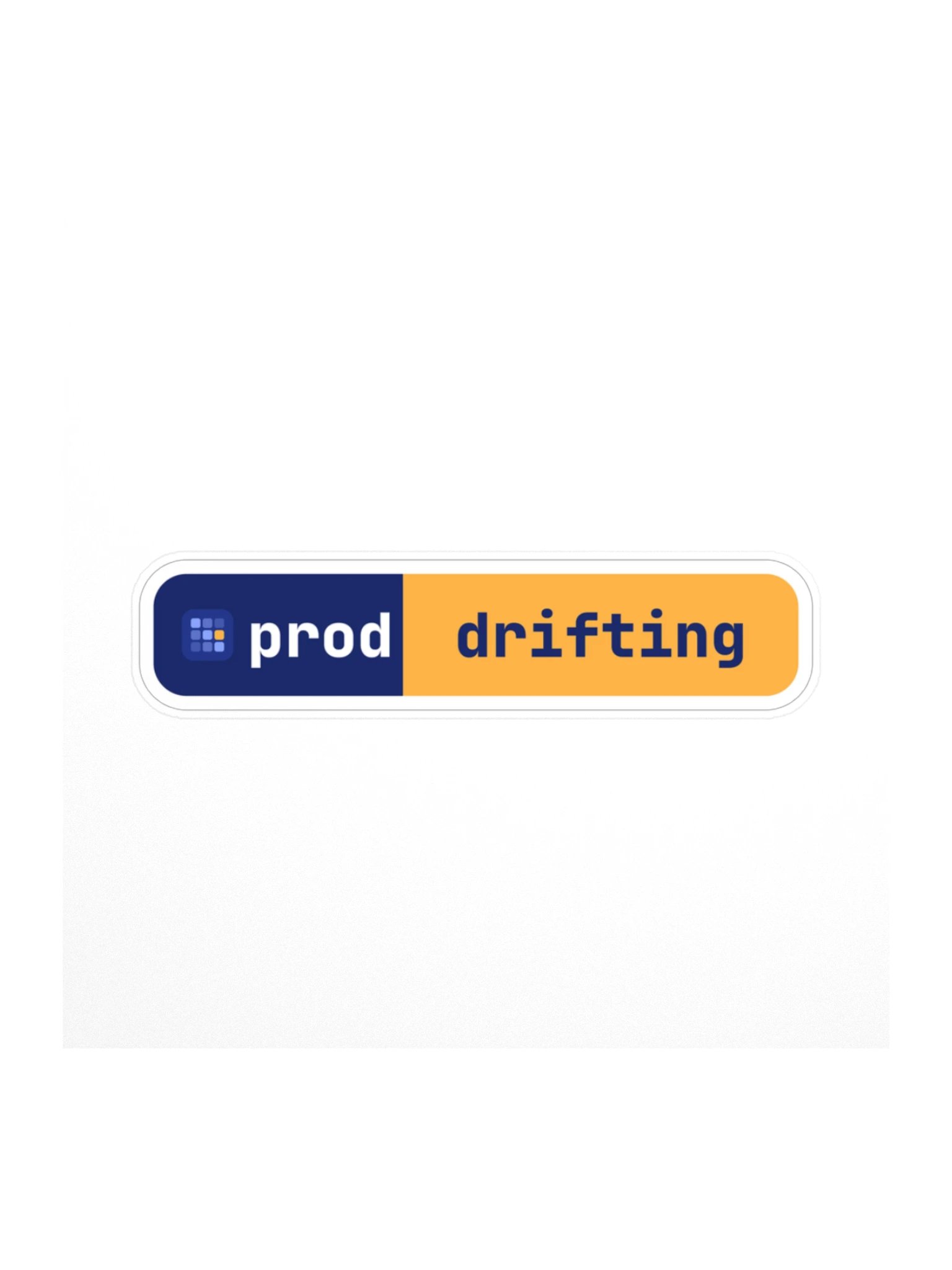 prod | drifting Badge Sticker product image (1)