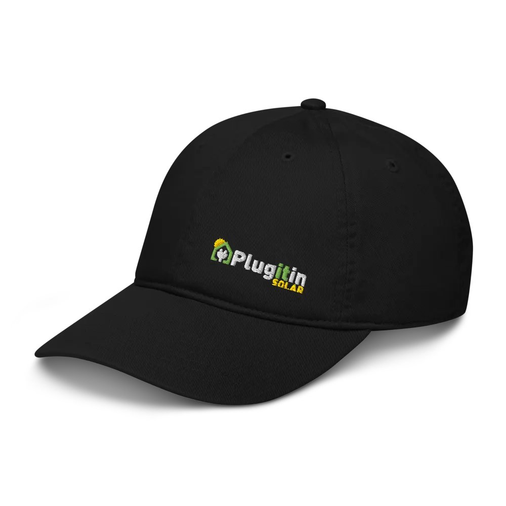 Plug It In Solar High-Quality Organic Dad Hat product image (6)