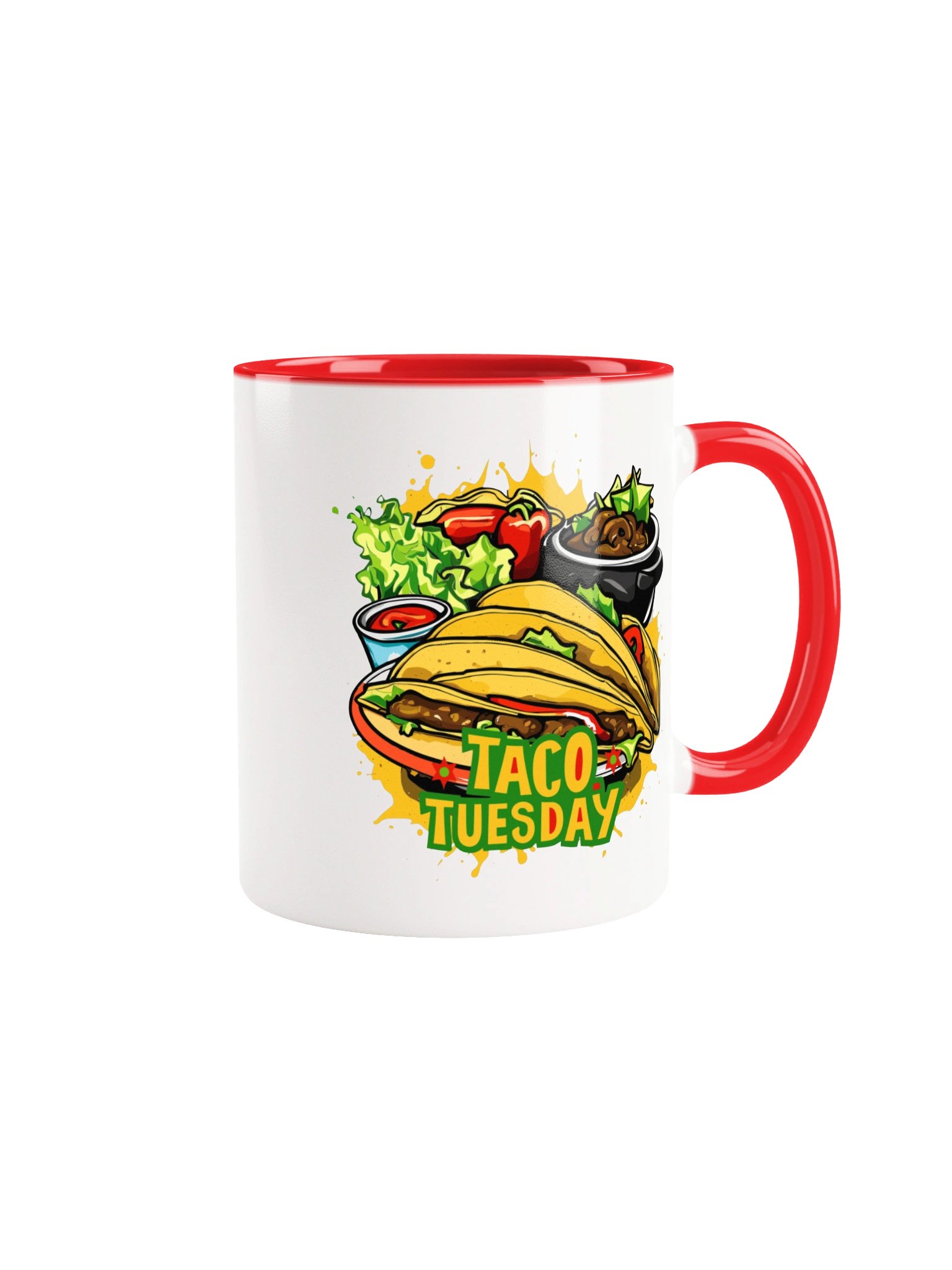 Taco Tuesday | Colorful Artistic Coffee Mug | 11 oz & 15 oz product image (1)